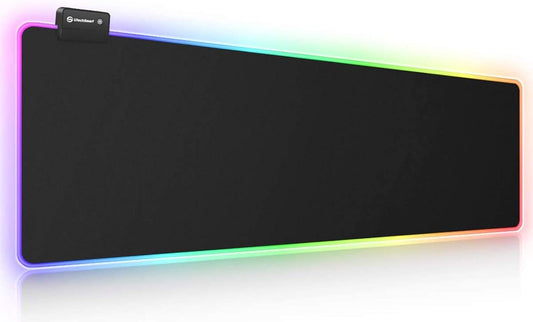 Mythic Tech XL RGB Mouse Pad – Extended Desk Mat, 14 Modes, USB Powered