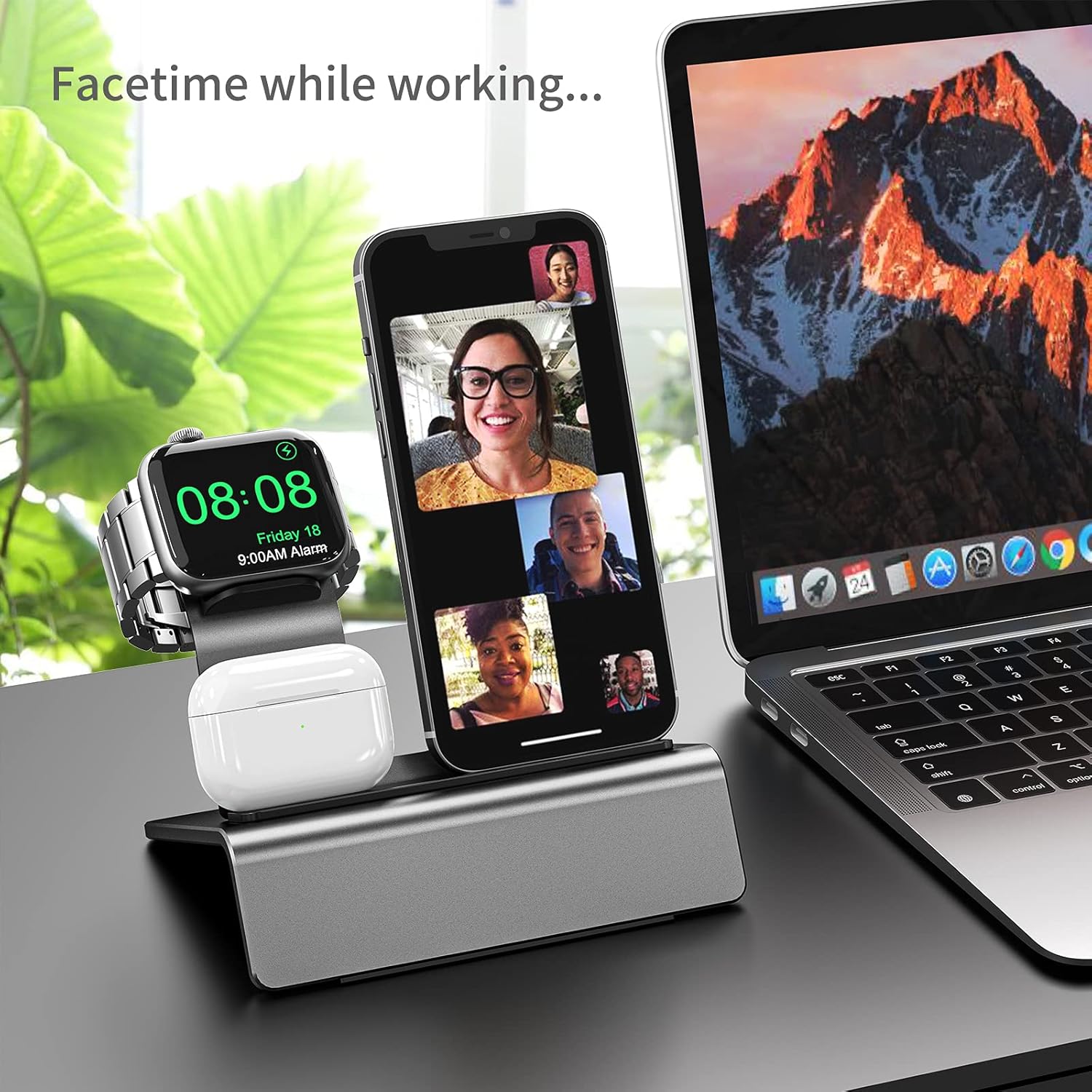 MythicDock™ 3-in-1 Charging Stand Organizer (Chargers Not Included)